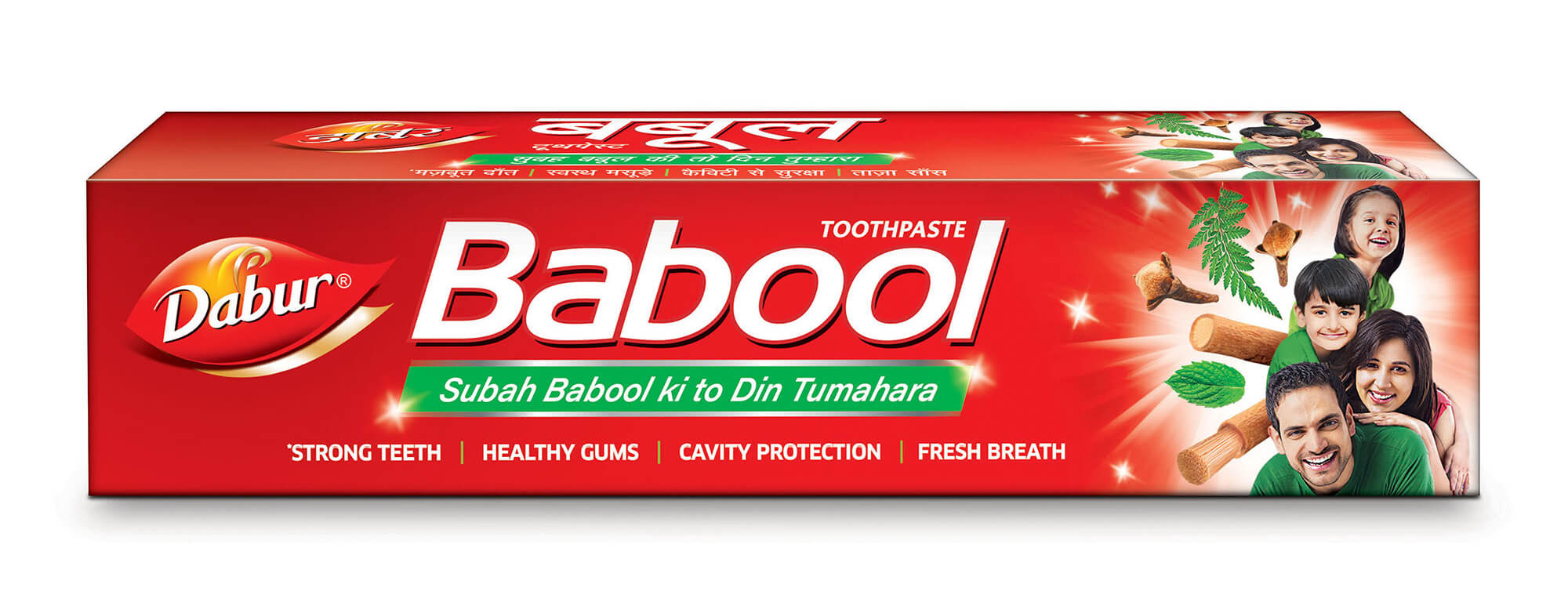 Dabur Babool Herbal Toothpaste for Teeth Whitening Dabur